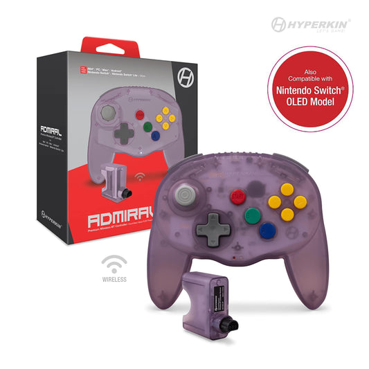 ADMIRAL PREMIUM BT CONTROLLER - N64 /SWITCH /SWITCH LITE / PC/ MAC/ ANDROID