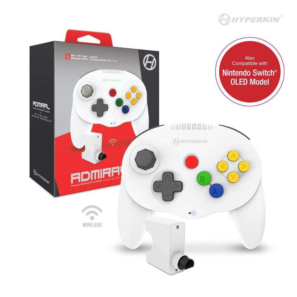 ADMIRAL PREMIUM BT CONTROLLER - N64 /SWITCH /SWITCH LITE / PC/ MAC/ ANDROID
