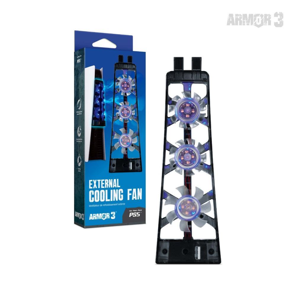 PS5: EXTERNAL COOLING FAN - ARMOR 3