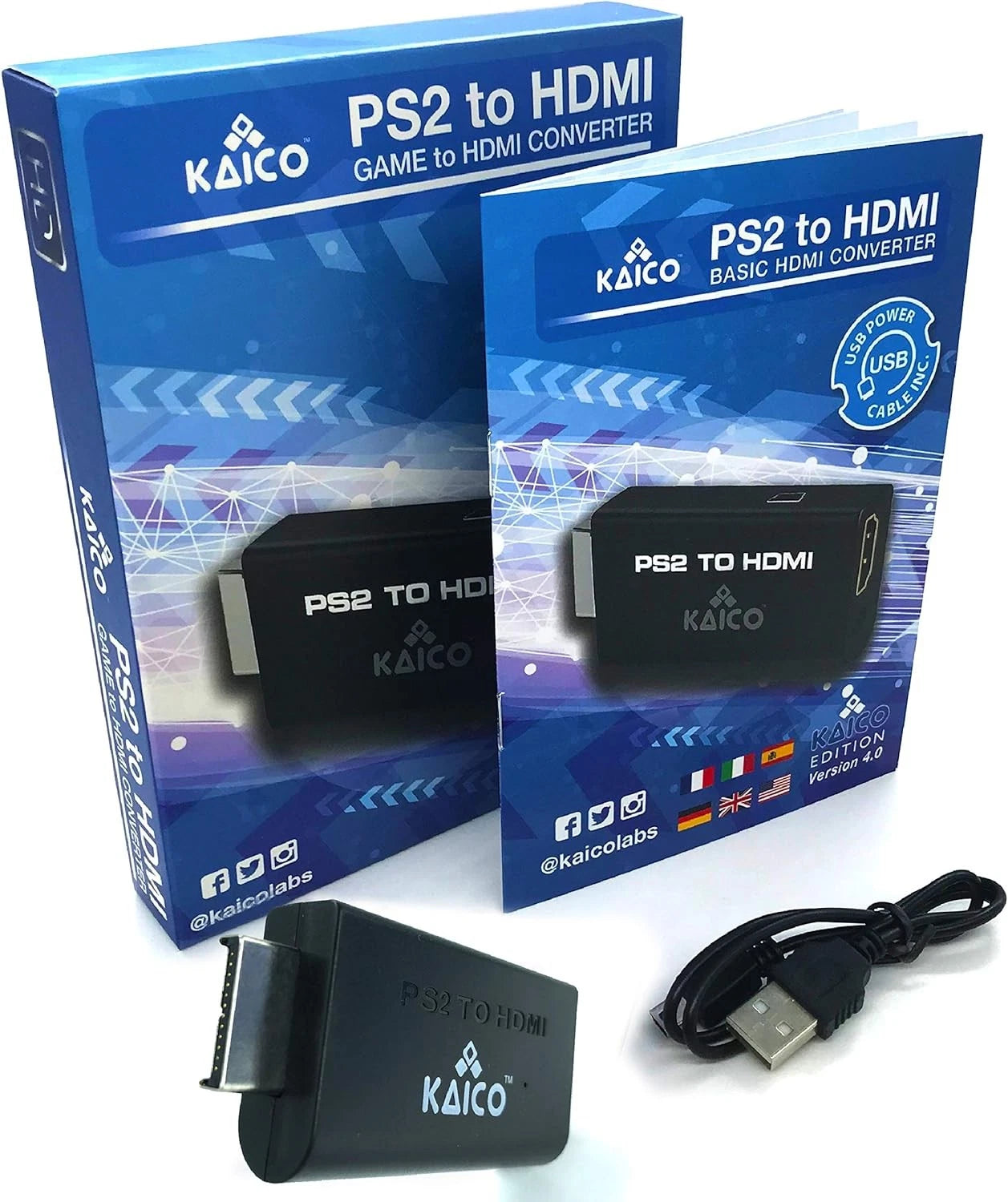 Kaico Edition HDMI Adapter for PlayStation 2 – PS2 to Converter