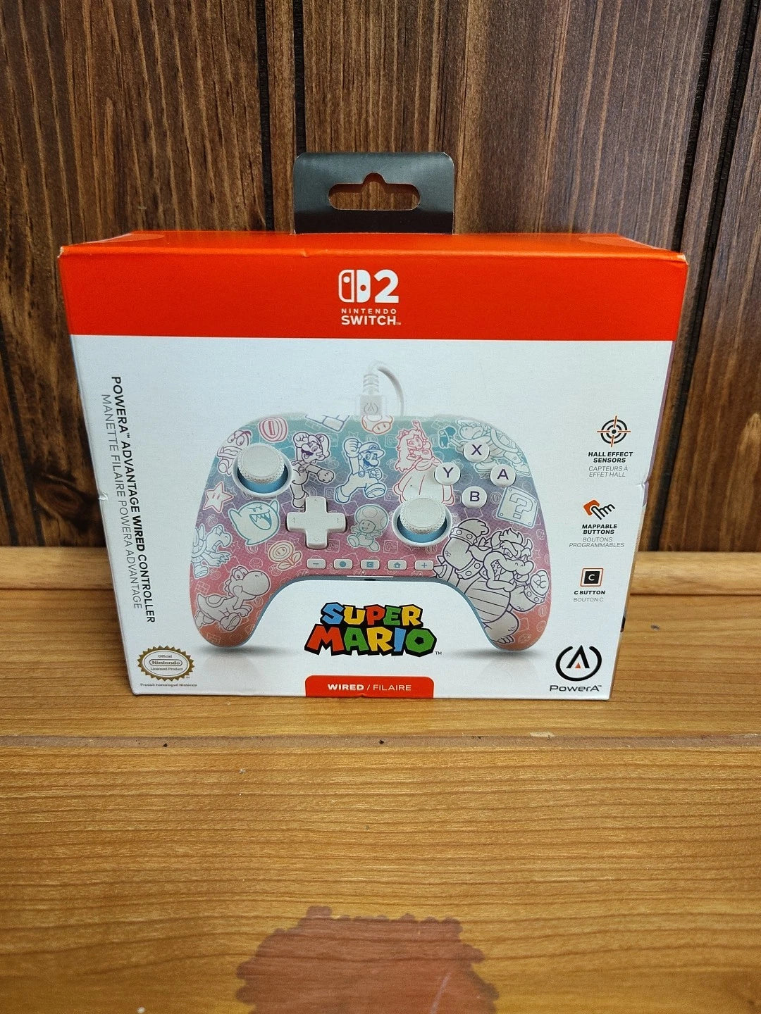 NS2: SWITCH 2 CONTROLLER WIRED SUPER MARIO