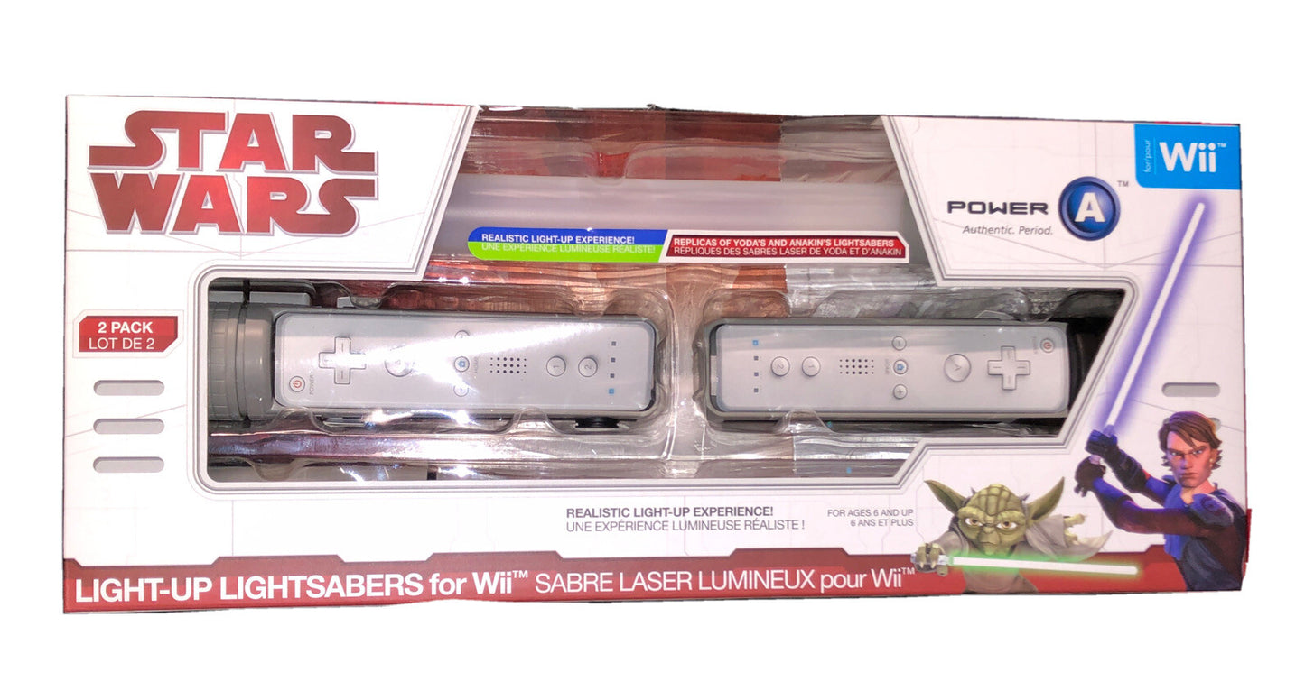 POWER A WII LIGHTSABER SET