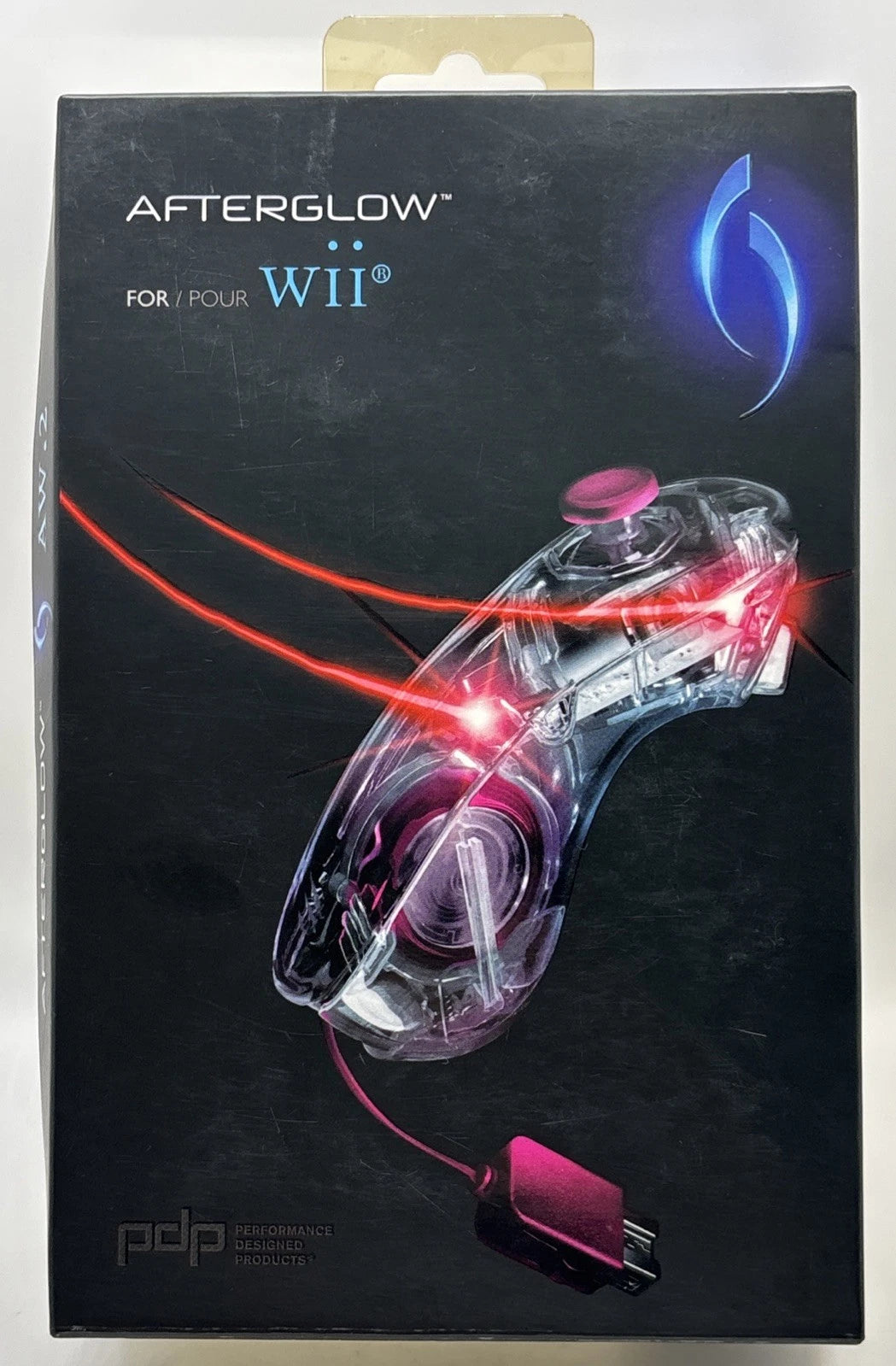 WII: AFTERGLOW NUNCHUCK RED