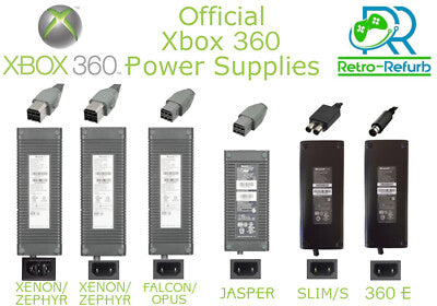360: XBOX 360 AC POWER BRICK PSU ADAPTER OEM