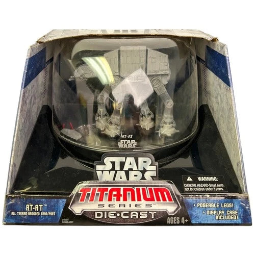 FIG: STAR WARS MICRO MACHINES TITANIUM SERIES AT-AT WALKER DIE-CAST 2006