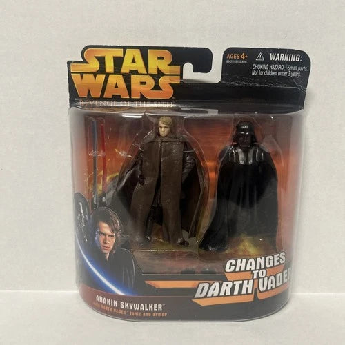 FIG: STAR WARS REVENGE OF THE SITH ANAKIN SKYWALKER WITH DARTH VADER TUNIC & ARMOR