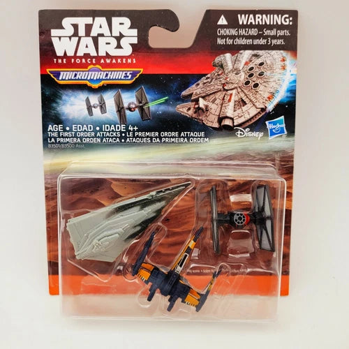 FIG: STAR WARS MICRO MACHINES THE FORCE AWAKENS FIRST ORDER ATTACK SET