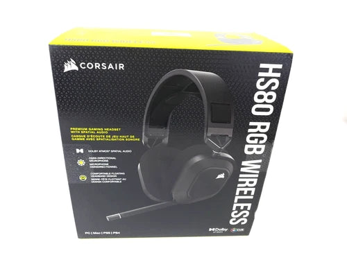 MISC: CORSAIR HS80 RGB WIRELESS HEADSET MULTI PLATFORM