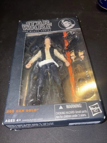 FIG: STAR WARS THE BLACK SERIES HAN SOLO ACTION FIGURE 6" HASBRO