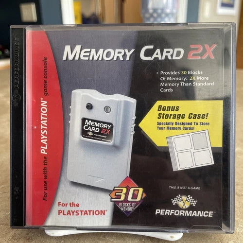 PS1: MEMORY CARD [PERFORMANCE 2X]