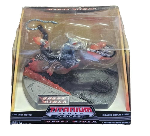 FIG: 2006 GHOST RIDER TITANIUM SERIES DIECAST METAL DISPLAY