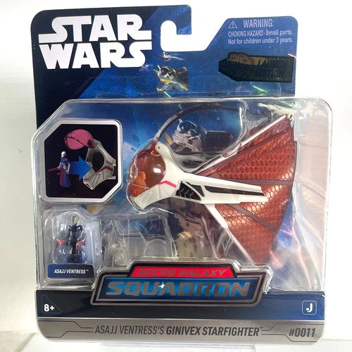 FIG: STAR WARS MICRO GALAXY SQUADRON ASAJJ VENTRESS GINIVEX STARFIGHTER