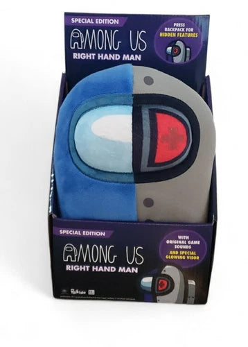 MISC: AMONG US SPECIAL EDITON RIGHT HAND MAN CREWMATE PLUSH WITH MUSIC BUTTON AND GLOWING EYE