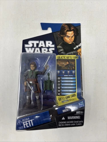FIG: STAR WARS HASBRO CLONE WARS BOBA FETT YOUNG