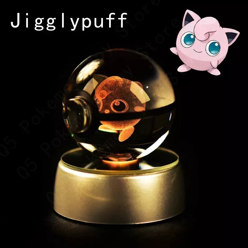 POKEMON POKEBALL 3D CRYSTAL LAMPS