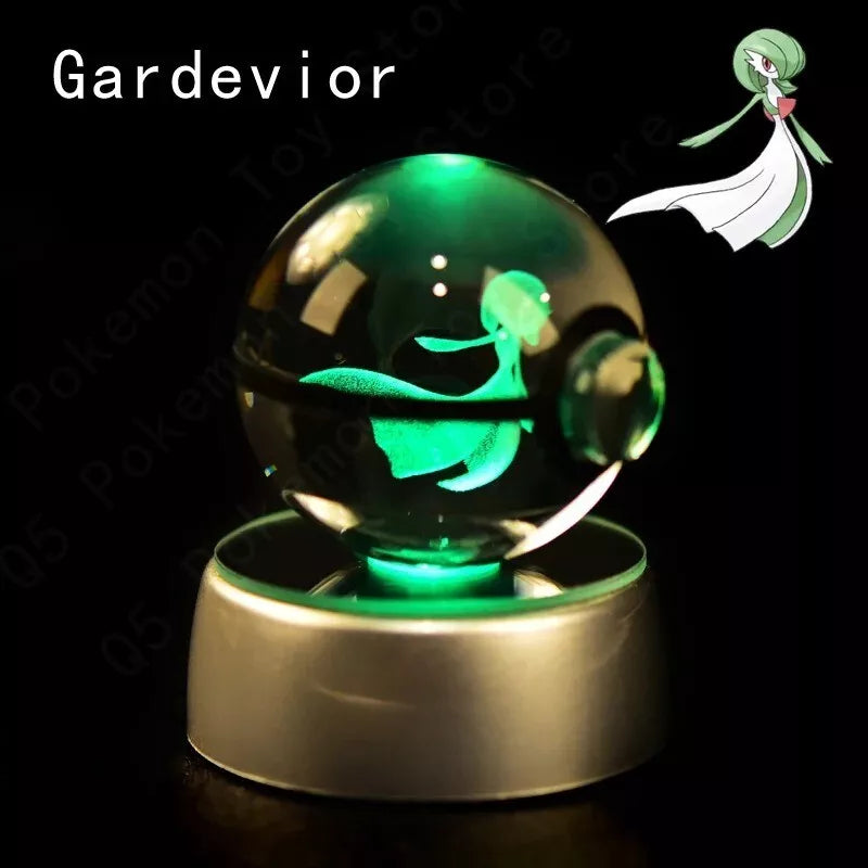 POKEMON POKEBALL 3D CRYSTAL LAMPS