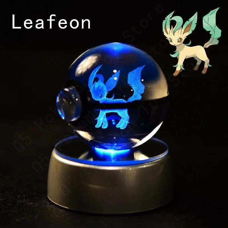 POKEMON POKEBALL 3D CRYSTAL LAMPS