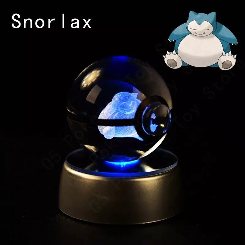 POKEMON POKEBALL 3D CRYSTAL LAMPS