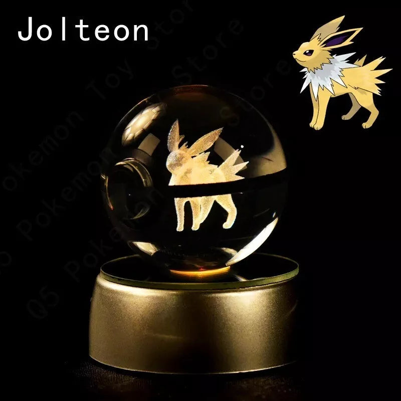POKEMON POKEBALL 3D CRYSTAL LAMPS