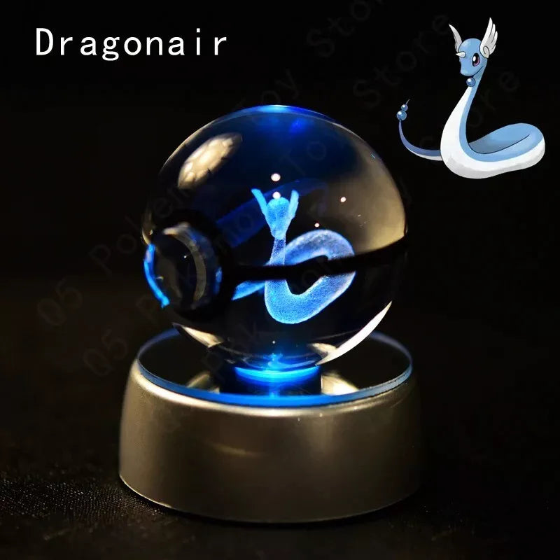 POKEMON POKEBALL 3D CRYSTAL LAMPS