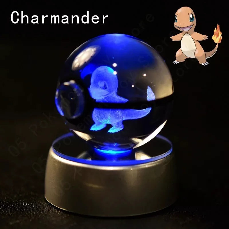 POKEMON POKEBALL 3D CRYSTAL LAMPS