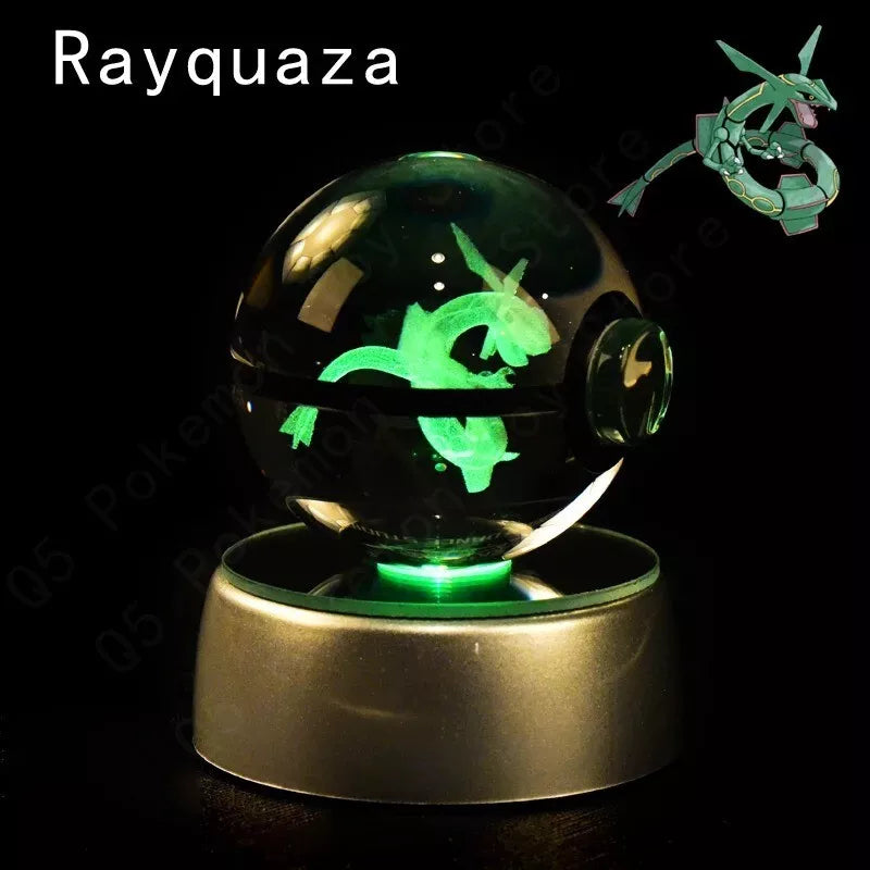 POKEMON POKEBALL 3D CRYSTAL LAMPS