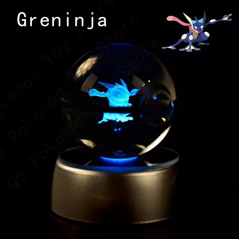 POKEMON POKEBALL 3D CRYSTAL LAMPS