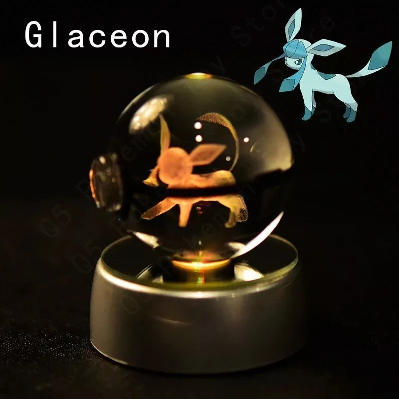 POKEMON POKEBALL 3D CRYSTAL LAMPS
