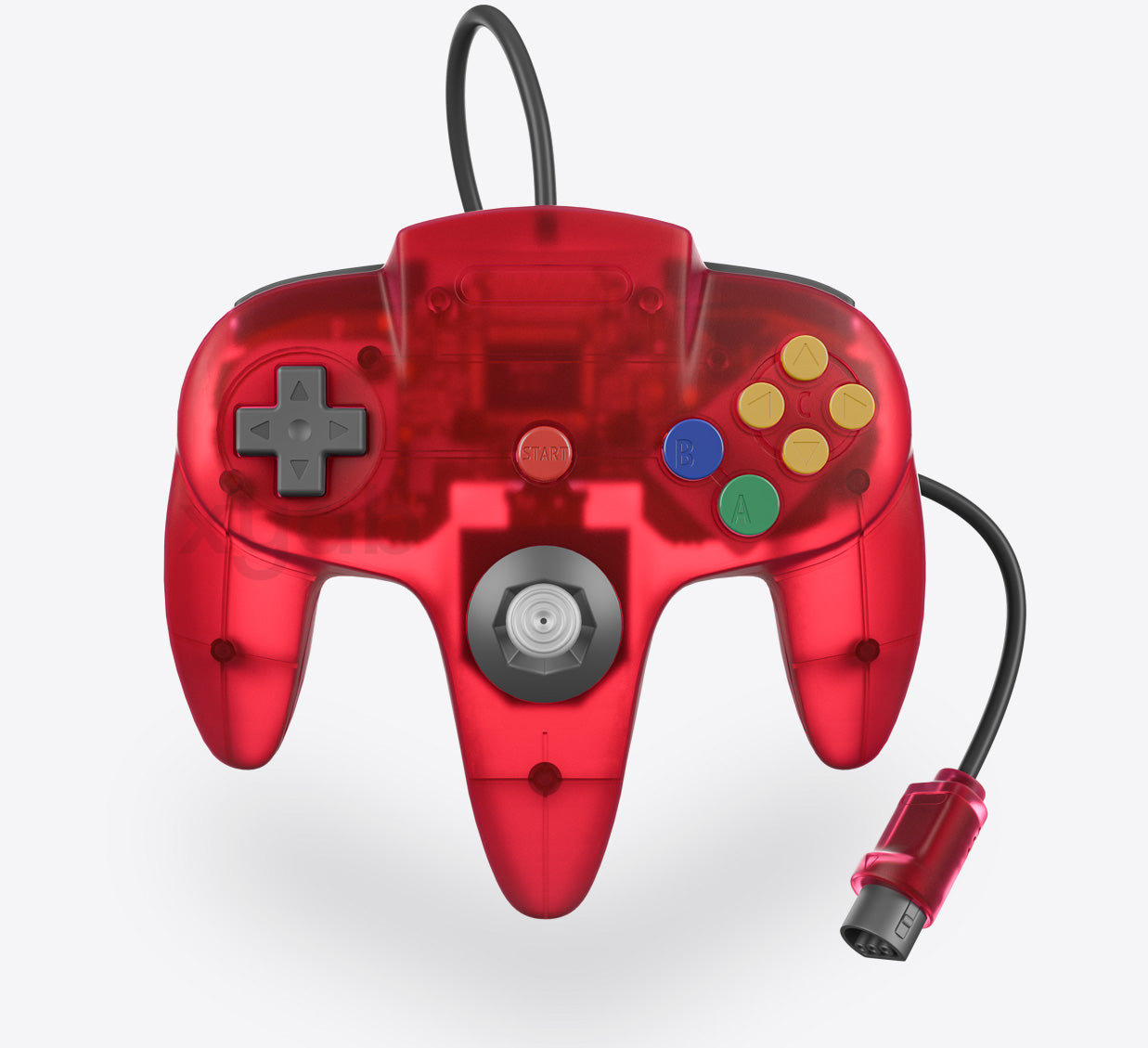 N64: Wired Controller - Watermelon Red