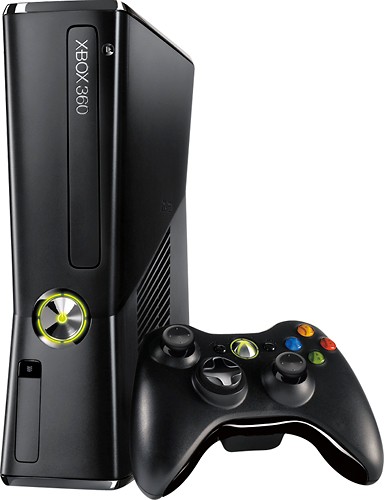 360: CONSOLE - SLIM - 20GB - INCL: 1 WIRELESS CTRL 1 KINECT SENSOR KINECT ADVENTURES; HOOKUPS (USED)